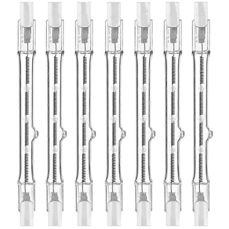 Ampoules halogènes R7, ampoule linéaire à incandescence de 150 W illustrée