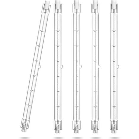 Ampoules Halogènes R7s 189mm 1000W Linéaires 16000 Lumen Blanc Chaud 2800K Ampoule de Type J Dimmable Ampoule Projecteur Linéaire à Double Extrémité pour Plafonniers Éclairage Paysager [Classe énergét