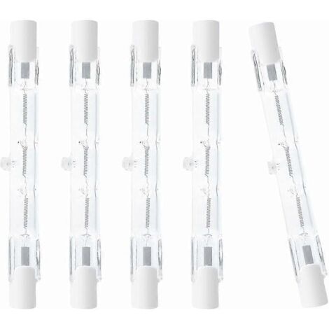 Ampoules halogènes R7s, 78 mm, 150 W, à intensité variable pour éclairage de plafond et d'extérieur.