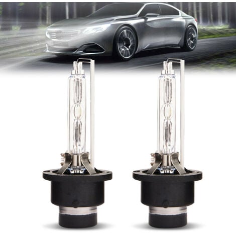 RWOYTHK Ampoules Lampe de phare au xénon HID D2S de voiture, 35W 6000K 85V Décharge Gazeuse Lampe Voiture Luminosité Brillante(lot de 2)