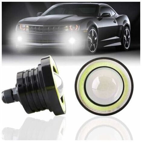 Ampoules LED, 10W 12V Blanc Froid Luminosité Super Bright, LED Antibrouillard IP67 étanche, Uniquement pour la lumière diurne DRL ou Feux de Brouillard, 2 Ampoules