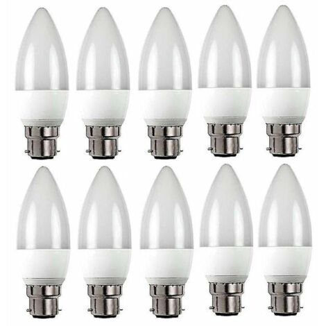 Ampoules LED 3 W B22 - Lot de 10 - Culot B22 / BC / Standard - 3 W - Cold-mxbc-AquaForge