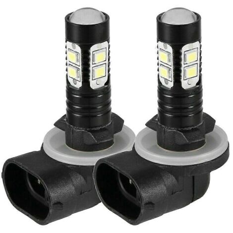 Ampoules LED 881 881 886 889 ultra-lumineuses et haute puissance pour feux de brouillard, adaptées aux feux de jour ou aux feux antibrouillard.