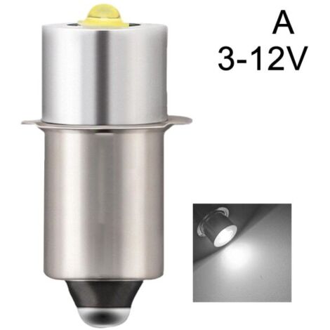 Ampoules LED blanches P13.5S DC6V-24V/3-12V pour lampe torche Maglite 6-24 - AquaForge
