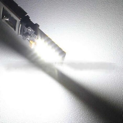 Ampoules LED blanches xénon H3 6500K SMD 4014 (24 unités) pour feux de brouillard ou de route