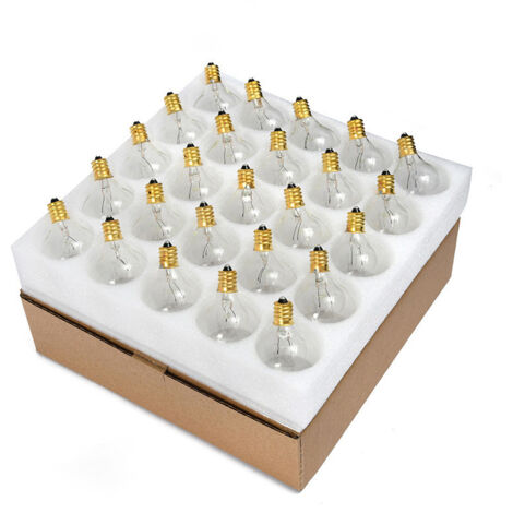 Ampoules LED compatibles E12 7W (lot de 25) pour ampoules G40-AquaForge