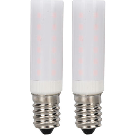 Ampoules LED E14 2W Effet Flamme Vacillante, 2 PCS, Matière PC, Lumière Chaude, 200LM, pour Décorations Intérieur/Extérieur Fêtes Jardin Patio
