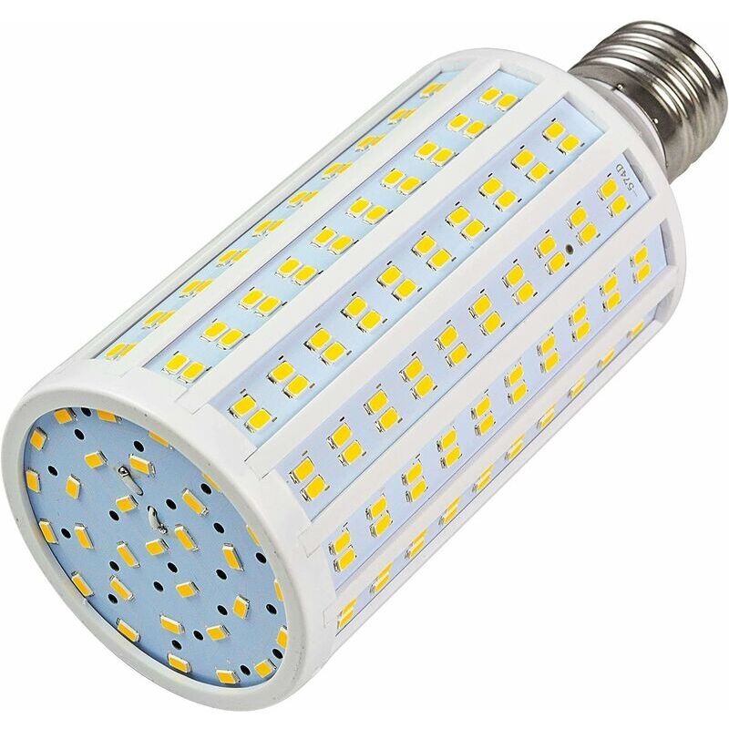 Ampoules LED E40 50W Lumière LED Blanc Chaud 3000K,4400LM, AC 85-265V, équivaut ampoule halogène 400W Lampe LED
