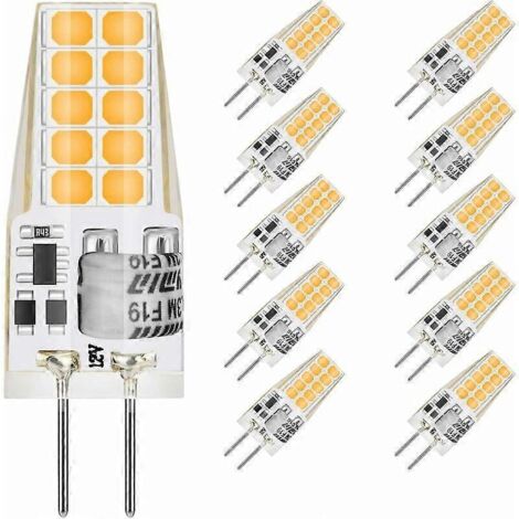 Ampoules LED G4 3W 12V AC/DC, équivalent LED G4 3W