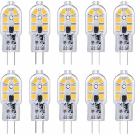 Ampoules LED G4 pour camping-car, ampoules LED à économie d'énergie non dimmables 12 V blanc froid 6000 K, culot G4 standard, longue durée de vie.-AquaForge