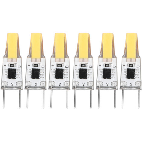 Ampoules LED G8 3W Dimmables Blanc Chaud 360°, Économie d'Énergie 50000h pour Applique Murale et Plafonnier, 100-130V