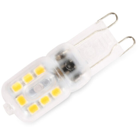Ampoules LED G9 220 V blanc naturel 3000 K 3 W équivalent halogène 30 W (paquet de 8)-AquaForge