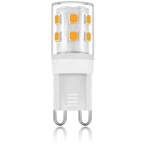 Ampoules LED G9 2W Blanc Chaud 2700K, Ampoules LED G9 280LM, Équivalent à une Ampoule Halogène 28W, Ampoules LED G9 pour Éclairage Domestique, Non-Flicker, AC 220-240V, Paquet de 5