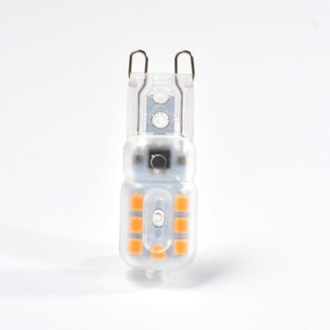 Ampoules LED G9, 3W Équivalent à Ampoule Halogène 30W, Blanc Chaud 3000K, 300LM, Économie d'énergie, Non-Flicker, Non-Dimmable, Paquet de 12