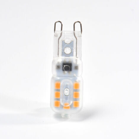 Ampoules LED G9, 3W Équivalent à Ampoule Halogène 30W, Blanc Chaud 3000K, 300LM, Économie d'énergie, Non-Flicker, Non-Dimmable, Paquet de 12