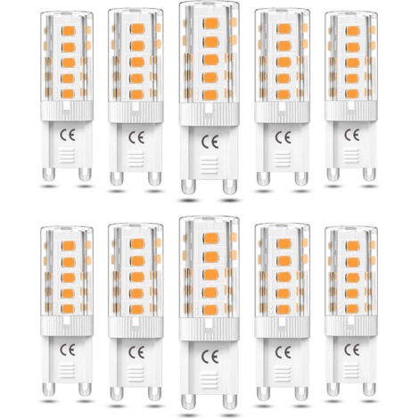 Ampoules LED GLAD10 G9 5W lumière blanche chaude Ampoules LED G9 équivalent à une ampoule halogène de 50W AC110/220V [mo]-AquaForge