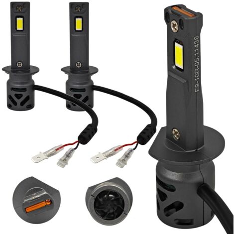 ampoules LED H1 9V-30V CANBUS CSP 8000lm blanc intense