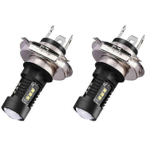 Ampoules LED H4 60W 6000K pour phares de voiture (feux de route, de croisement et antibrouillard) (2 unités) - AquaForge
