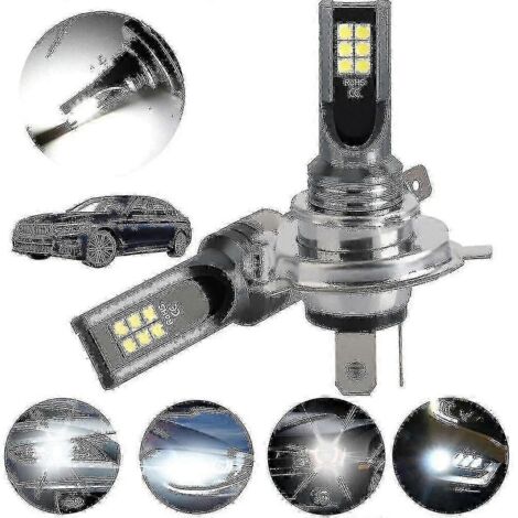 Ampoules LED H4/9003 pour phares de voiture - remplacement ultra-lumineux pour véhicules - AquaForge