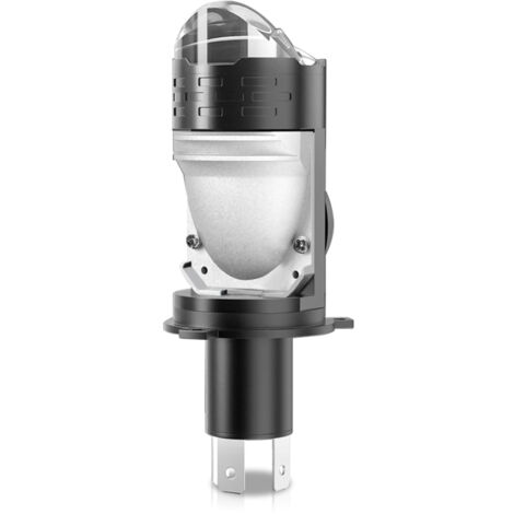 Ampoules LED H4 pour phares de voiture, étanches IP67, 6000K, 80W, 10000LM, éclairage puissant, dissipation thermique efficace, installation facile (Plug and Play).
