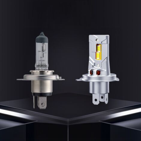 AMPOULES LED H4 RETROFIT 1 à 1 5500K SUPER BLANC