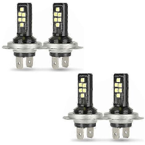 ampoules LED H7 pour phares (feux de croisement), 60 000 lm, 6 000 K, 220 W, blanc froid