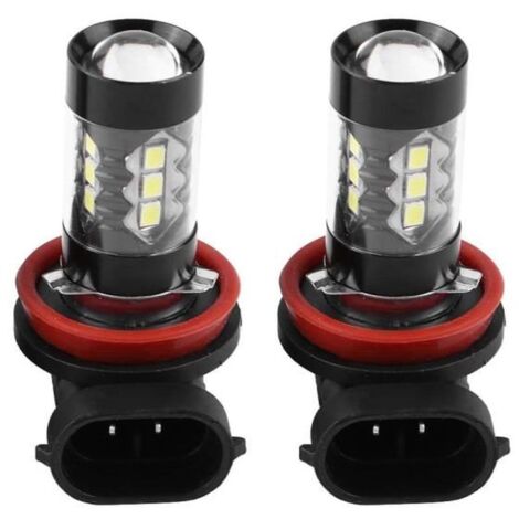 Ampoules LED H8 H11 Xtreme Super Bright 6000K  2 Pcs H11 H8 12V-24V 80W Voiture