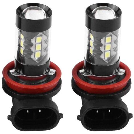 Ampoules Led H8 H11 Xtreme Super Bright 6000k  2 Pcs H11 H8 12v-24v 80w Voiture Haute Puissance Brouillard Led Ampoules De Jour Ampoule H11 Led Antibrouillard
