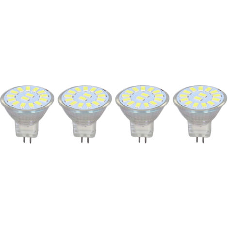 Ampoules LED MR11 4PCS 15LED 5W 500LM Lumière Spot