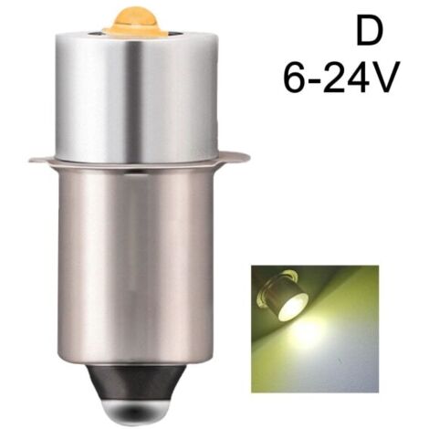 Ampoules LED P13.5S pour lampes torches Maglite - Blanches [JSR] - AquaForge