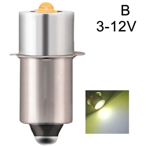 Ampoules LED P13.5S pour lampes torches Maglite - Blanches [JSR] - AquaForge