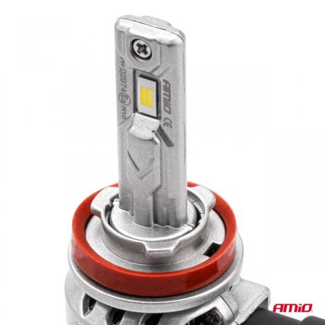 Ampoules LED pour voiture série X2 H8 H9 H11 H16 6500K Canbus AMIO-02974