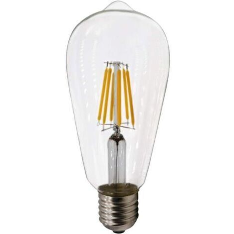 Ampoules LED rétro Edison ST64 E26 (2 pièces, 6W 2700K blanc chaud 2700K, non dimmable, 220V)