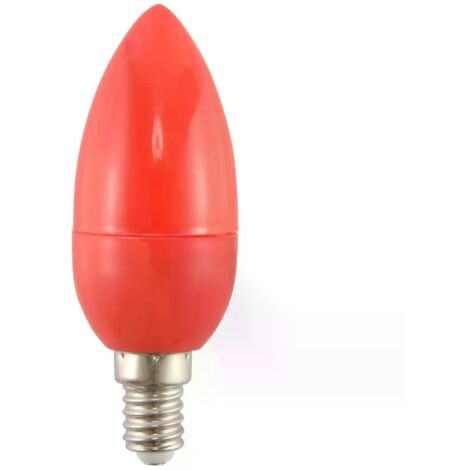 Ampoules LED rouges à bougie, lumière divine, économie d'énergie, culot E14-AquaForge