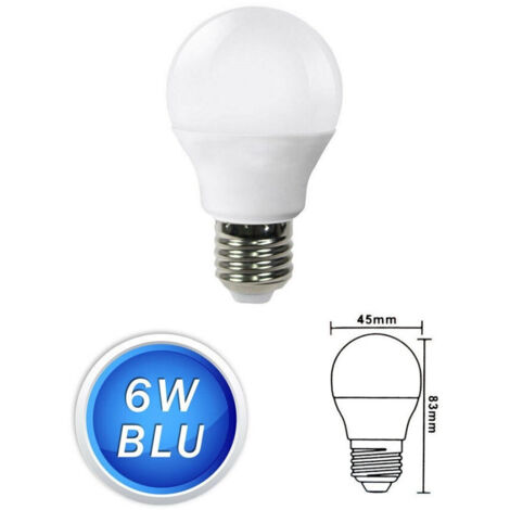 Ampoules Led Sphère 6 W E27 Lumière Colorée Vert Bleu Rouge Lampe Globe G45