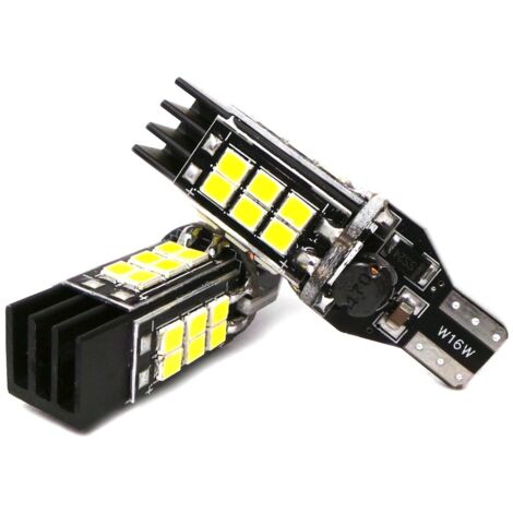ampoules LED T15 12V-24V 1600lm CANBUS très puissantes