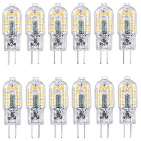 Ampoules LED Tomshine G4 (paquet de 12, lumière blanc chaud)-AquaForge