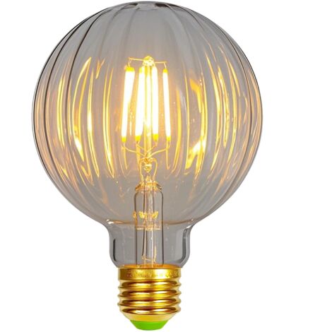 Ampoules Led Vintage Led Filament Edison Ampoule 4W Non Dimmable Spécialité Ampoules Décoratives 220 / 240V E27 Chaleur Glow (G95 Pastèque Clair)