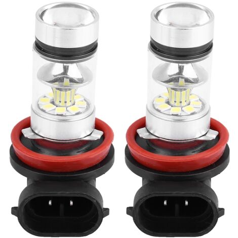 Ampoules LED Voiture 100W Ultra Lumineuses pour Phares/Anti-brouillard (Lot de 2)