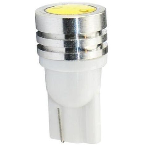 AMPOULES LED X 2   T10 W5W 1LED HP 12V BLANC   1,1W