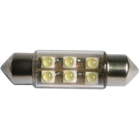 ampoules navette 37mm 6 SMD LED white