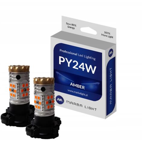 Ampoules PY24W ORANGE MLPY24W 100% CANBUS