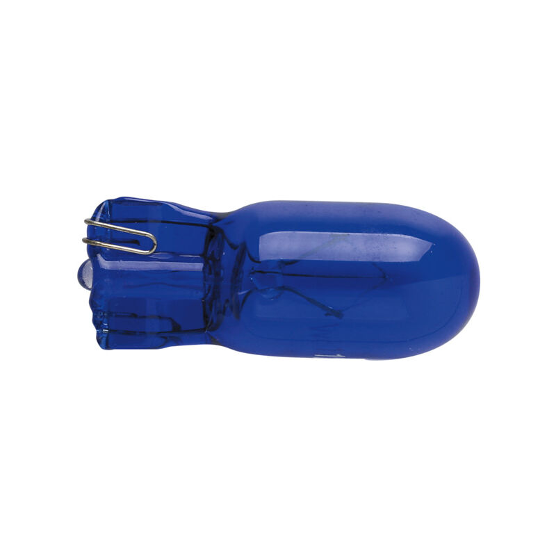 Ampoules T10 W5W 12V bleu pour veilleuses plaque d'immatriculation plafonnier éclairage intérieur (2 pièces)