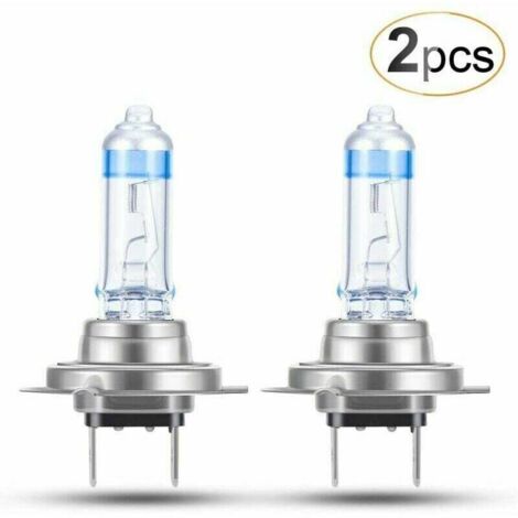 Ampoules Xénon H7 12V 100W Super Brillantes, Phares Voiture Moto, Feux de Croisement, Nouvelle Version.