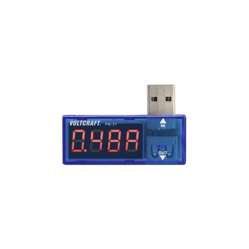 Voltcraft - PM-37 ampèremètre usb numérique cat i affichage (nombre de points): 999
