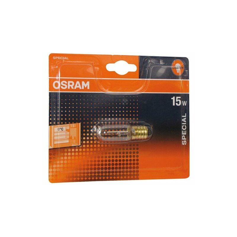 OSRAM - Ampoule incandescente poirette spéciale réfrigérateur E14 - 15 W