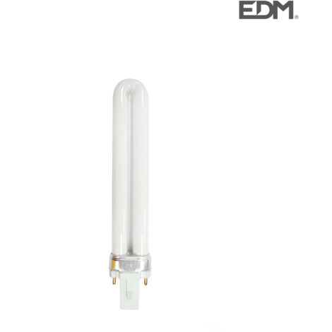 Ampulle Fluorescente Pl 9W Lichtaktinisch 16,5cm Ersatz Edm Ref. 06032