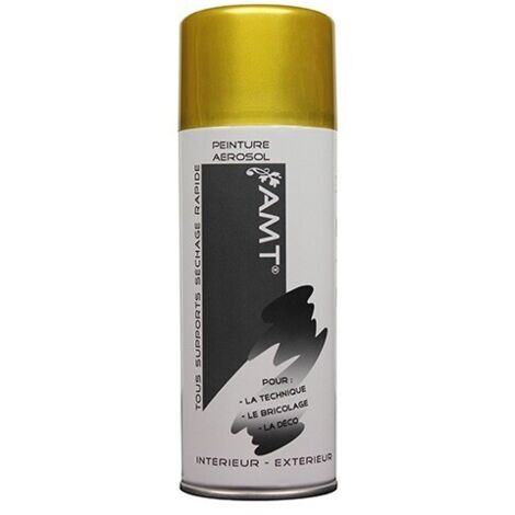 AMT Aérosol Couleur Effet doré Jaune (BPA102) 0,330 L