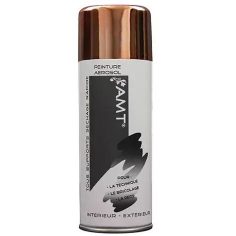 AMT Aérosol Effet chrome Bronze (BPA62) 0,330 L