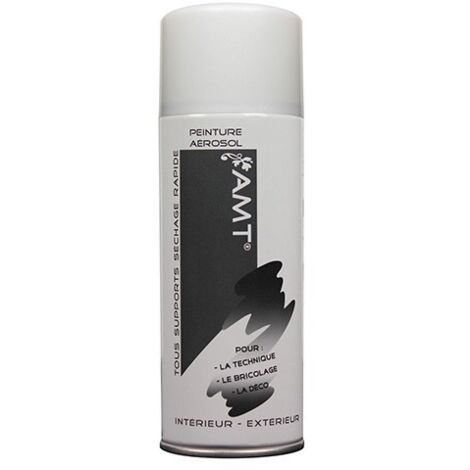 AMT Aérosol Effet métallisé Blanc (BPA58) 0,330 L